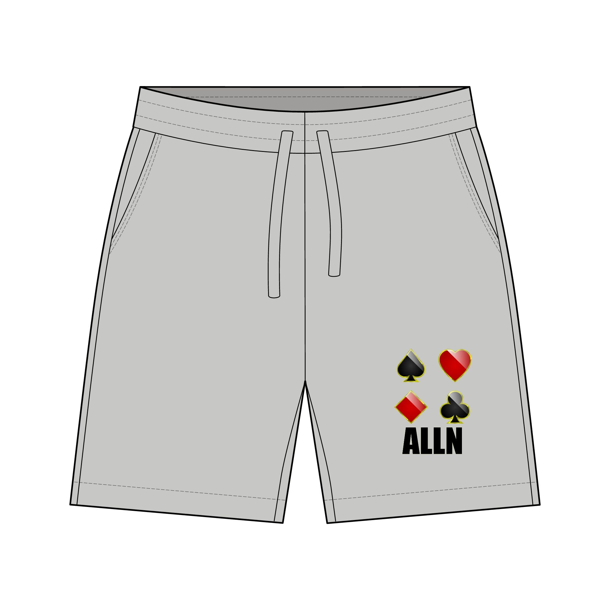 Short unisexe ALLN - Gris