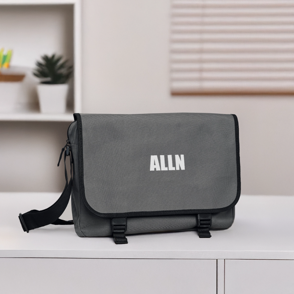 Sac à bandoulière - ALLN - gris graphite/noir