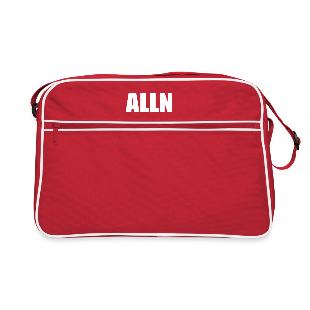 Sac Retro - ALLN - rouge/blanc