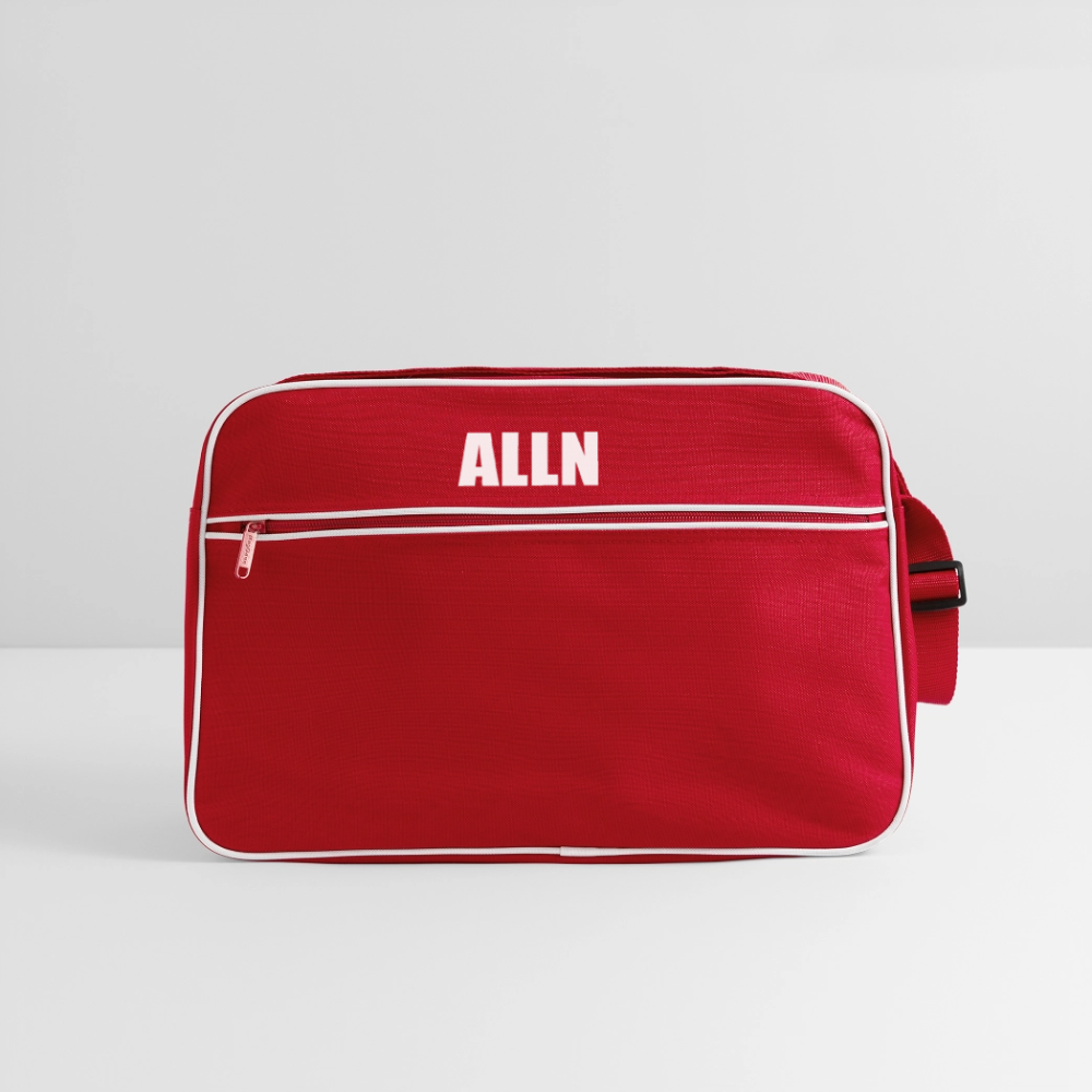 Sac Retro - ALLN - rouge/blanc