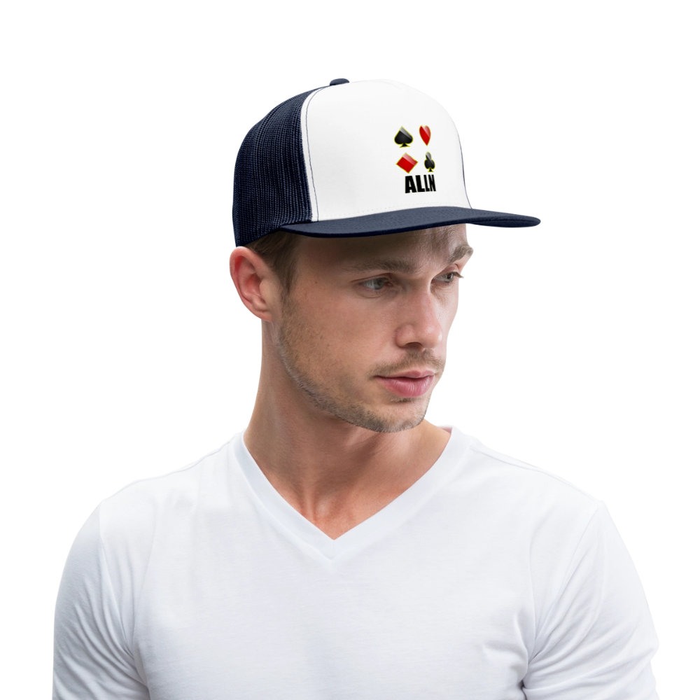 Casquette Trucker ALLN - Divers coloris - blanc/marine