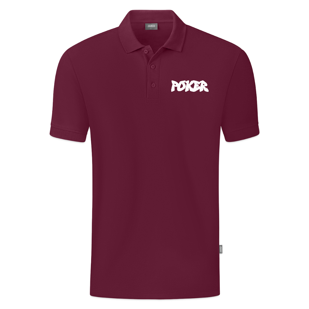Polo POKER serie limitée JAKO - bordeaux