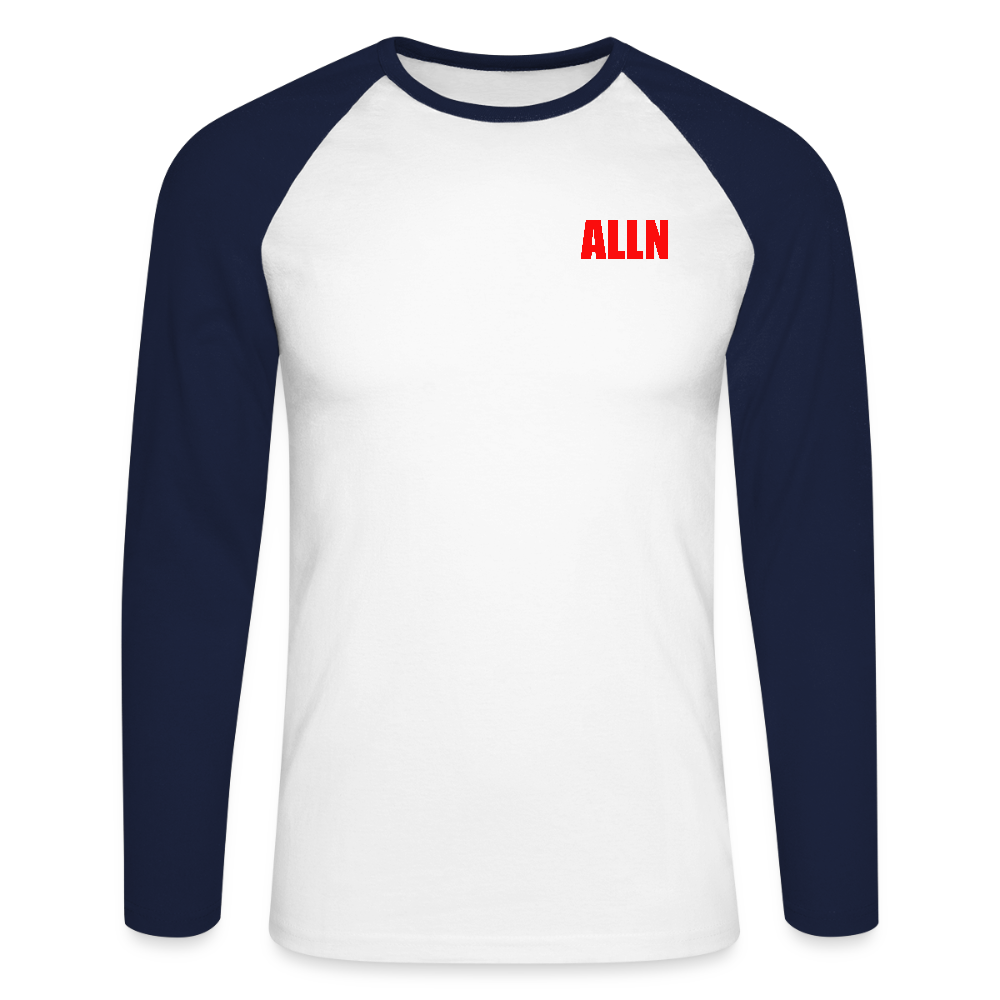 T-shirt manches longues Serie spéciale ALLN - blanc/marine