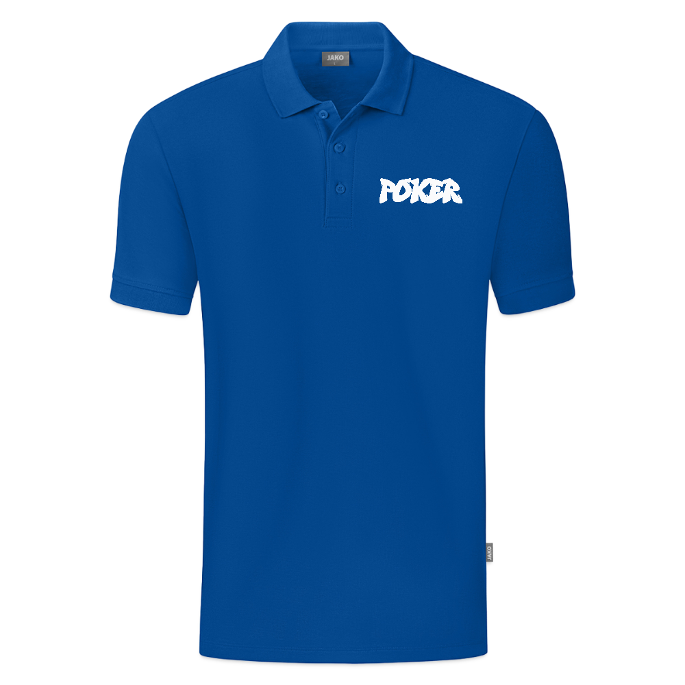 Polo POKER serie limitée JAKO - mélange de bleus