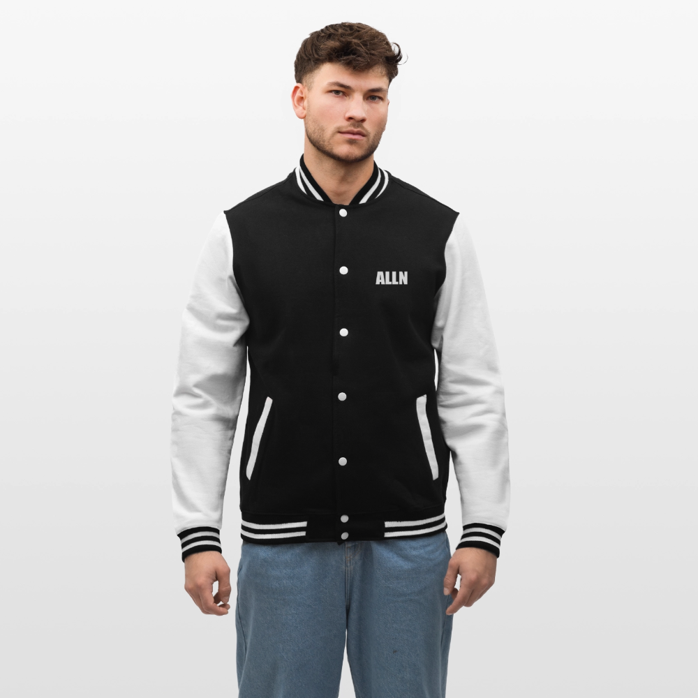 Veste Teddy ALLN - noir/blanc