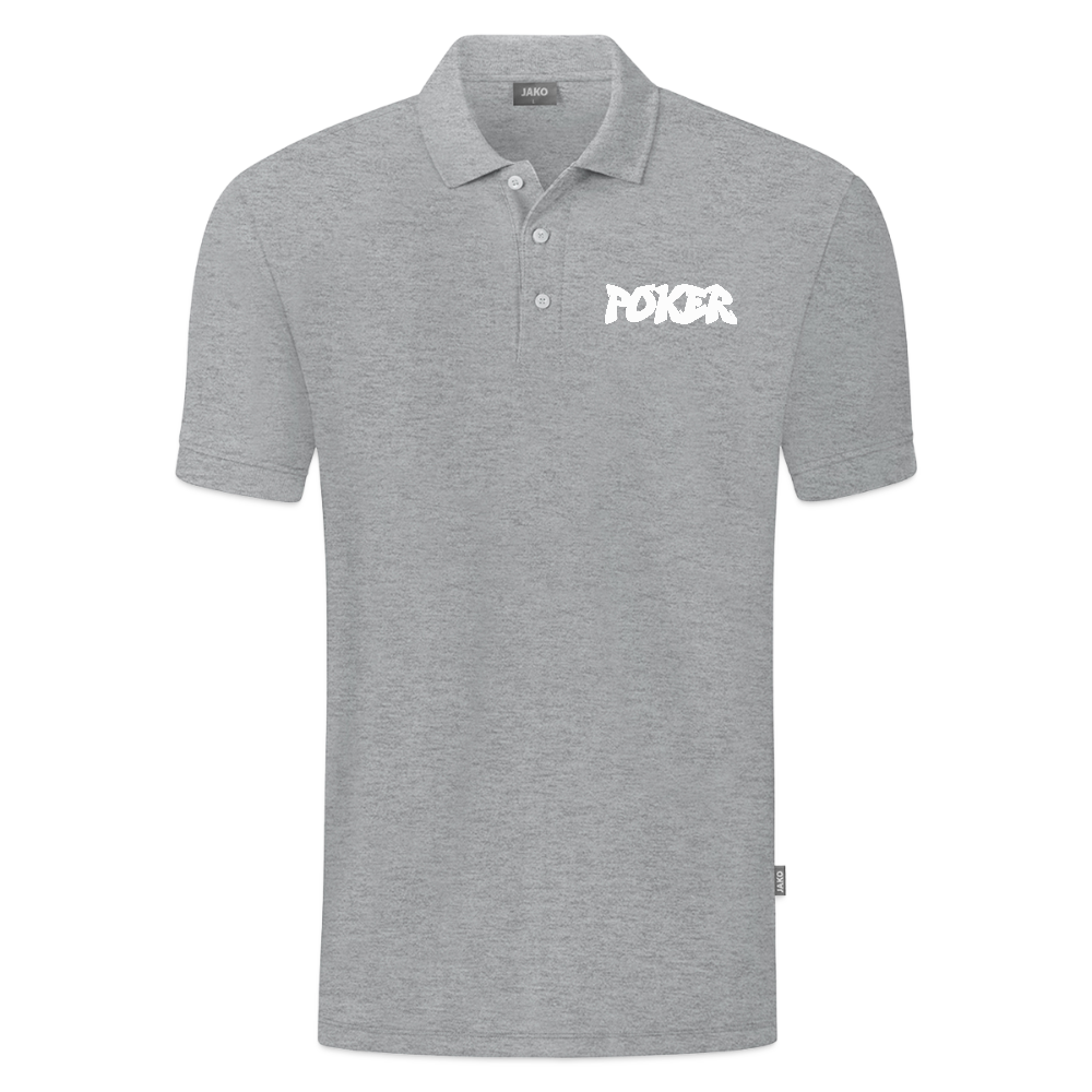 Polo POKER serie limitée JAKO - gris chiné